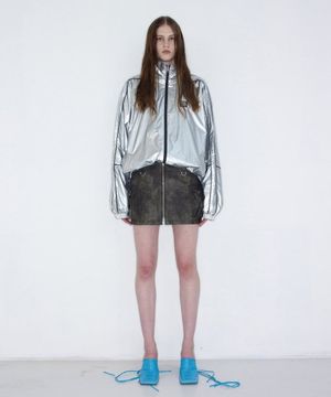 CARGO LEATHER MINI SKIRT_VINTAGEBROWN