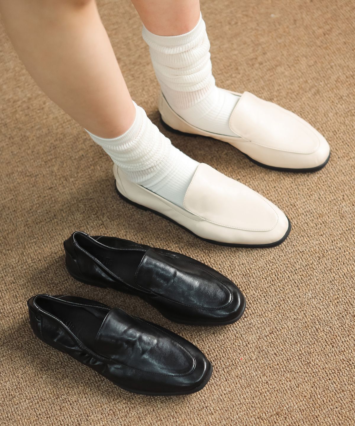 프리플라(FRI FLA) ftm4706 shirring loafer _ 3colors
