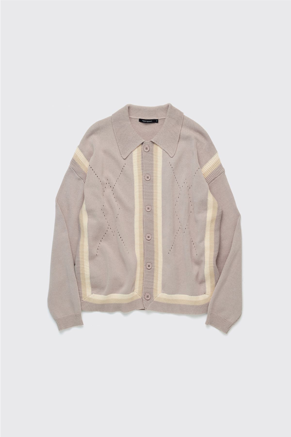 해칭룸(HATCHINGROOM) Archive Cardigan Dusty Pink