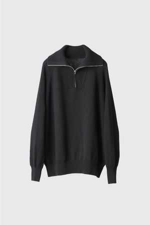 Vase Neck Knit Black