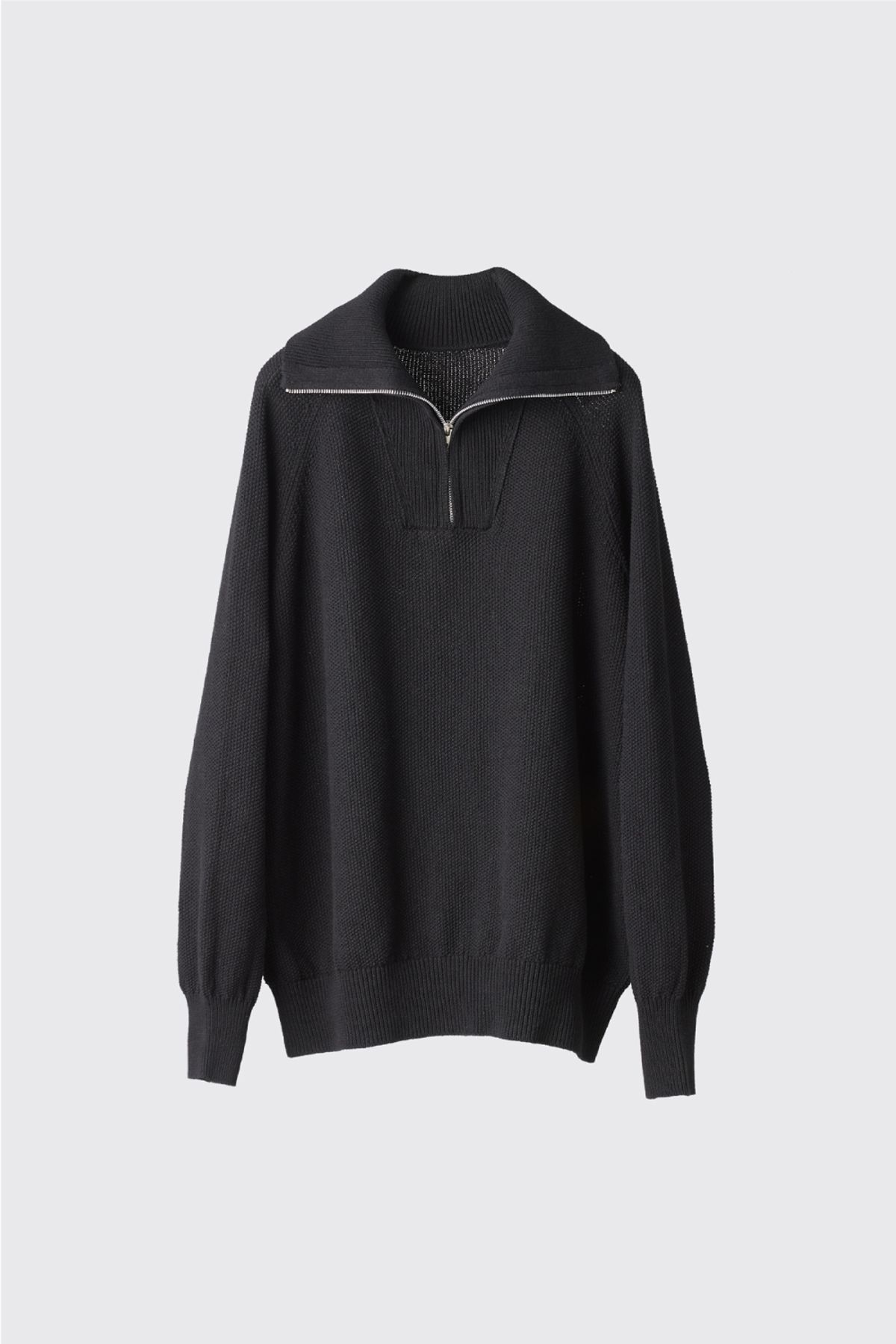 해칭룸(HATCHINGROOM) Vase Neck Knit Black