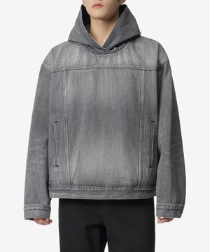 풀 오버 재킷 - 블랙 / 719313TBP473340