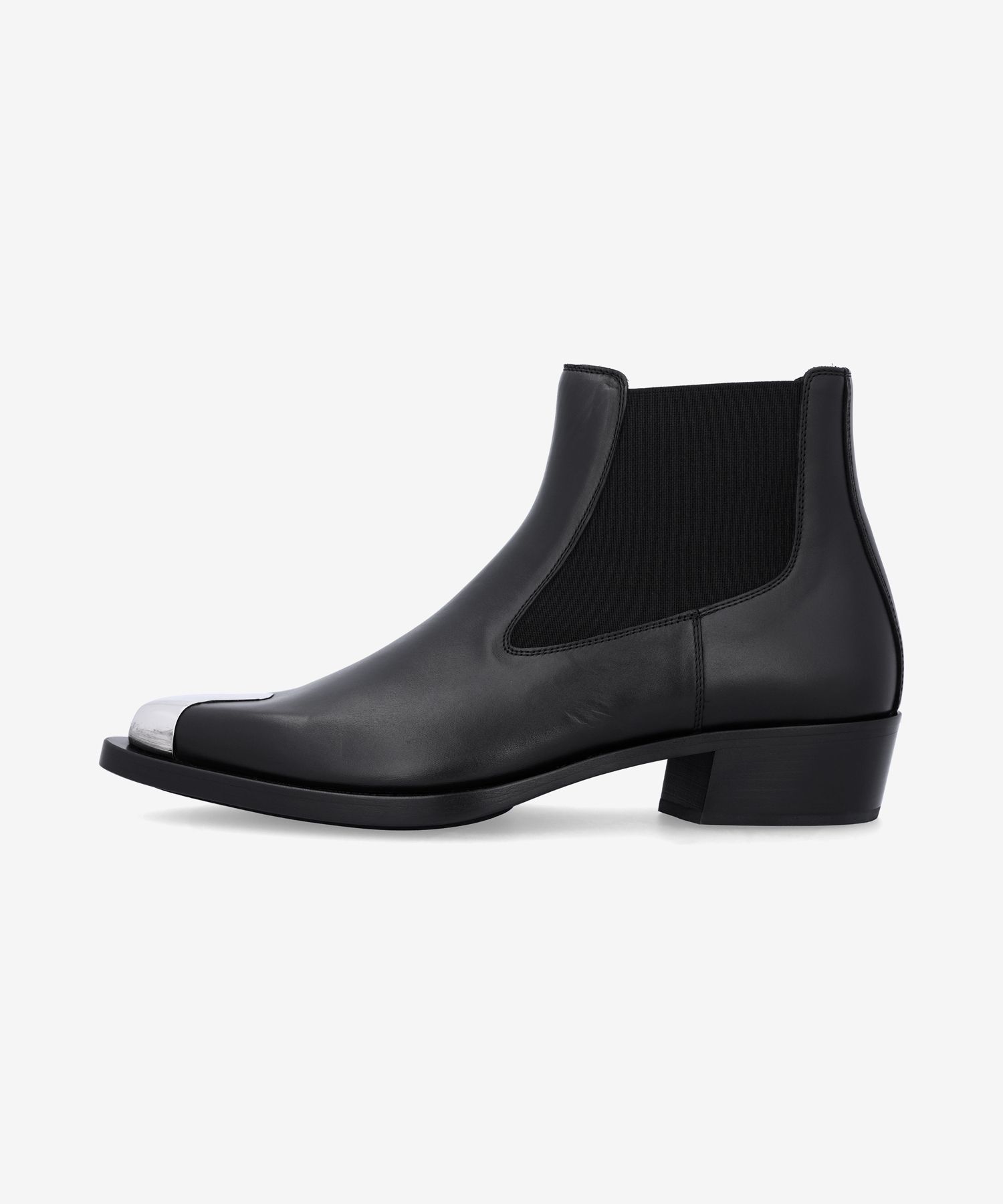 MUSINSA公式 | ALEXANDER McQUEEN パンクチェルシーブーツ - ブラック 