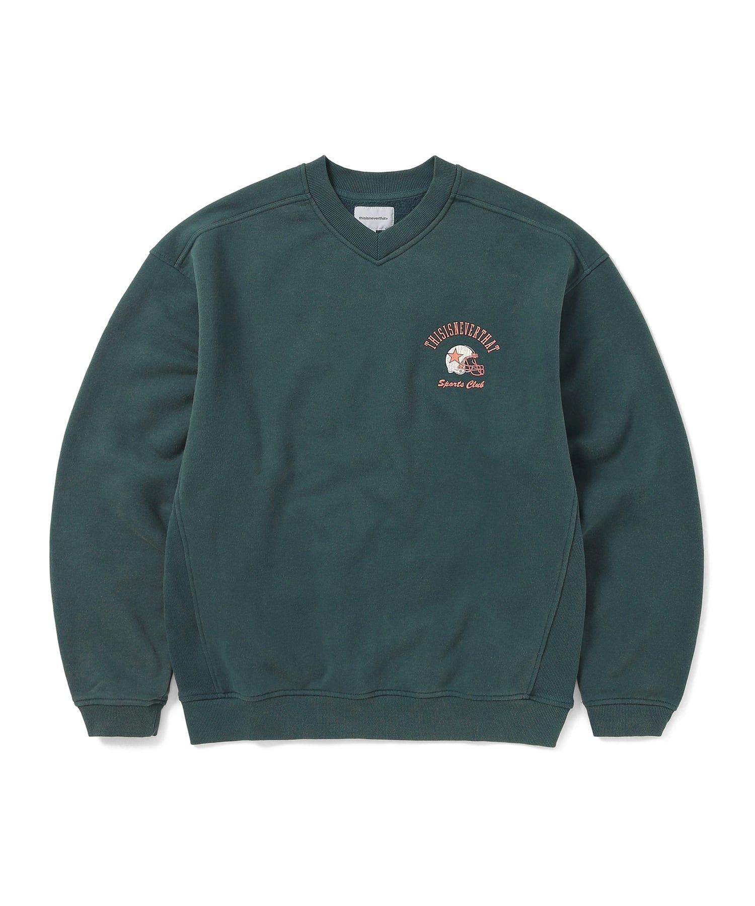 さらに100円引き◆thisisneverthat◆Wide Rugby Crewneck MUSINSA公式 | thisisneverthat® Wide Rugby Crewneck Indigo
