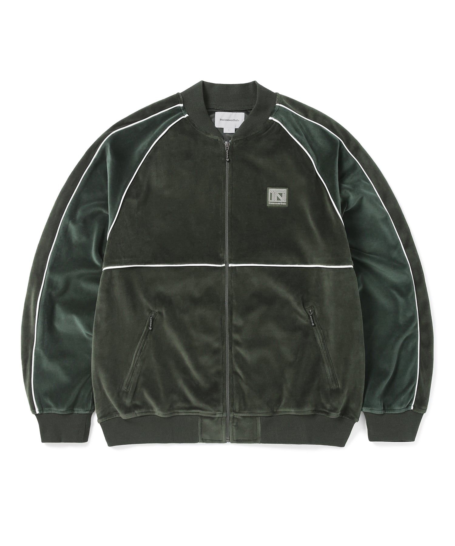 ジャケット・アウター thisisneverthat Velour Track Jacket MUSINSA公式 | thisisneverthat Velor Track Jacket Green