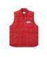 Ripstop Quilted Down Vest Red