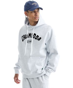 오지 아크로고 후드티 라이트그레이