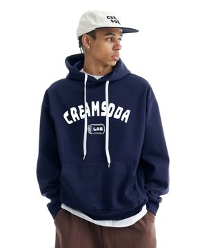 오지 아크로고 후드티 네이비