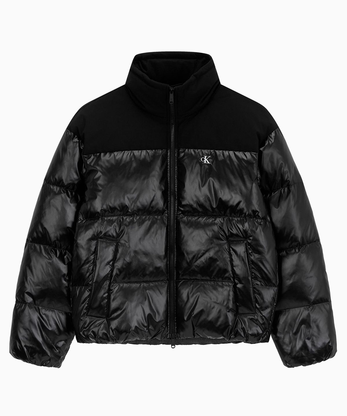 캘빈클라인 진(CALVIN KLEIN JEANS) 릴렉스핏 숏 블로킹 푸퍼 4RE526G UB1