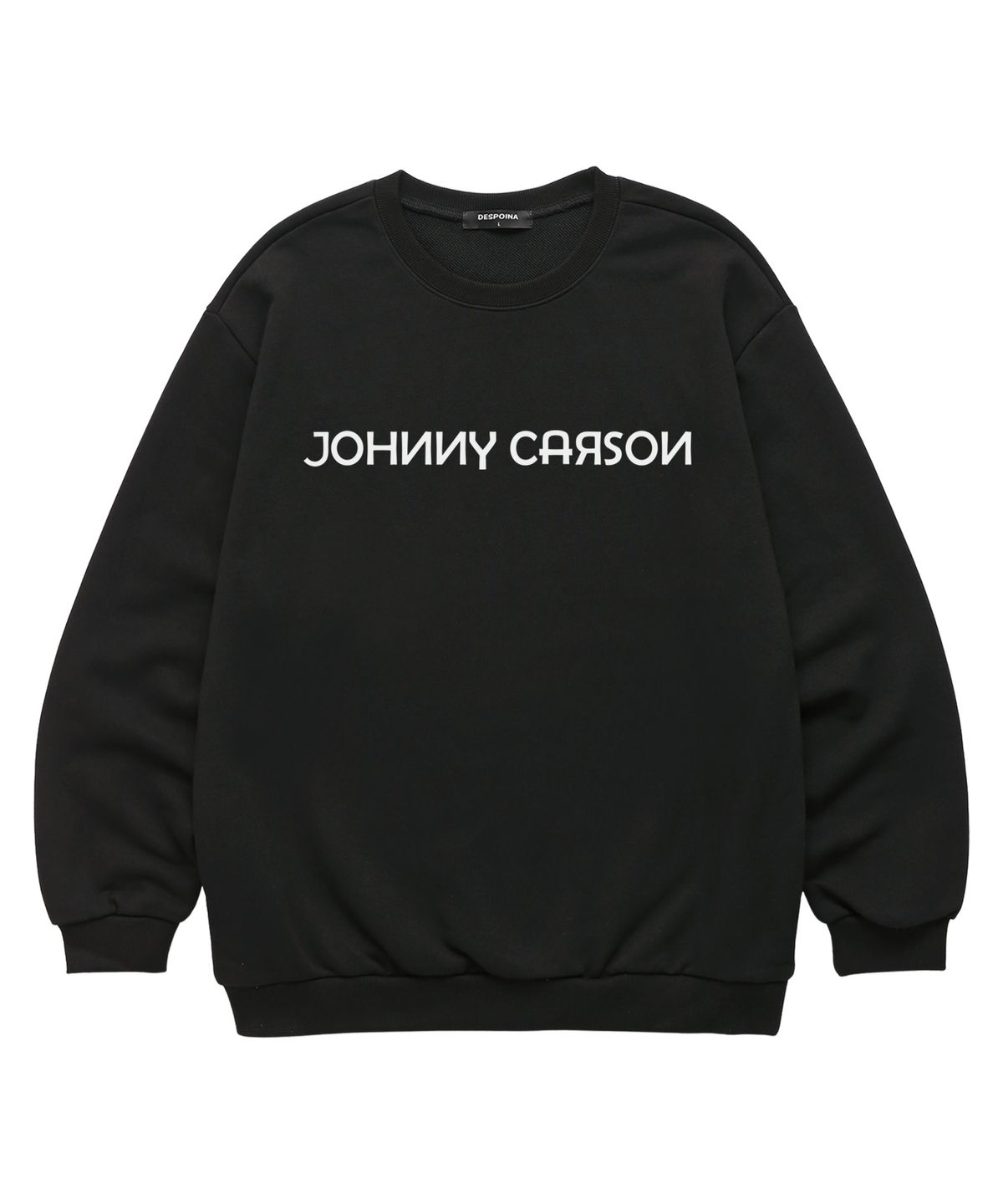 자니카슨(JOHNNY CARSON) SIMPLE LOGO SWEATSHIRT (JCLTS001) 블랙