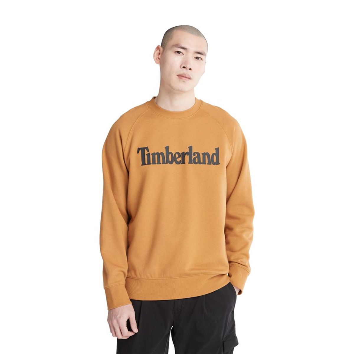 팀버랜드(TIMBERLAND) 남성리니어로고크루넥백스웨트셔츠_TB0A2JSVP471