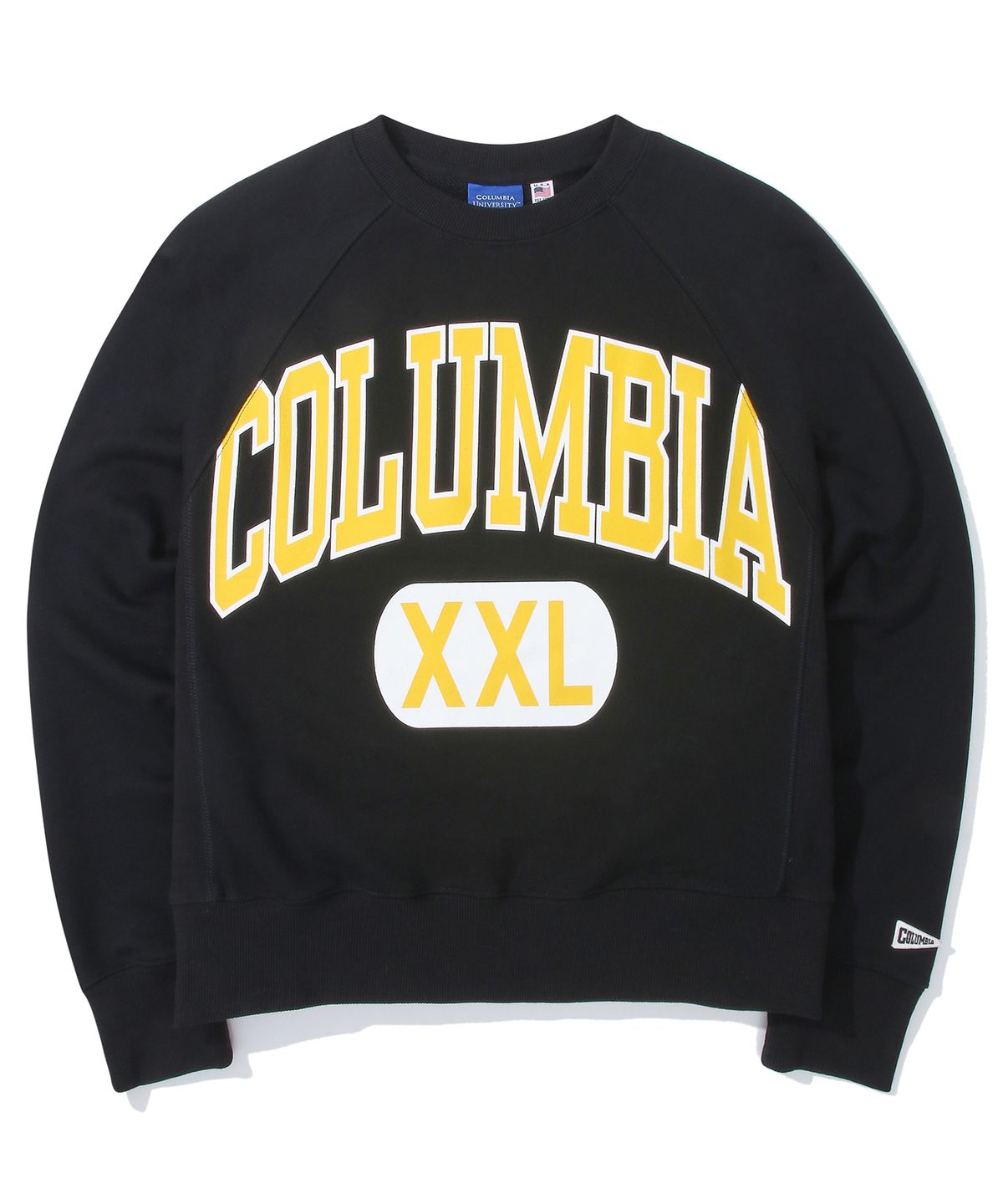 컬럼비아 유니버시티(COLUMBIA UNIVERSITY) CUT XXL LOGO WOMENS TERRY SWEATSHIRTS 블랙