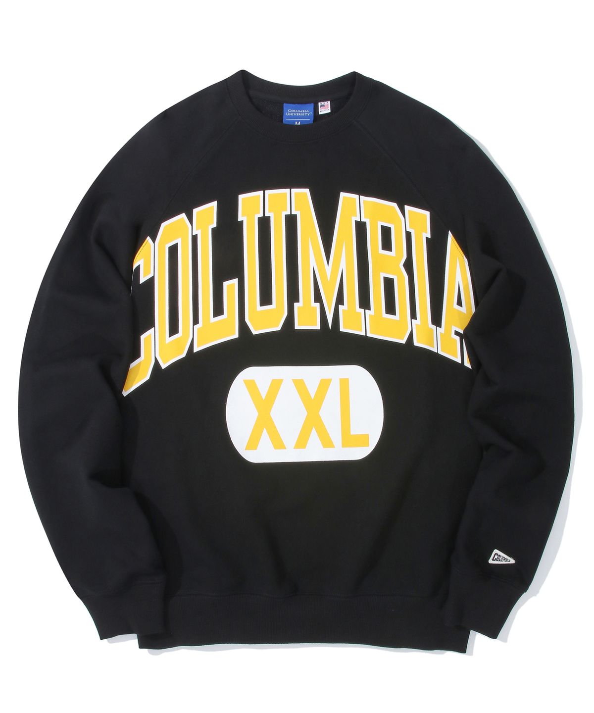 컬럼비아 유니버시티(COLUMBIA UNIVERSITY) CUT XXL LOGO OVER-FIT TERRY SWEATSHIRTS 블랙