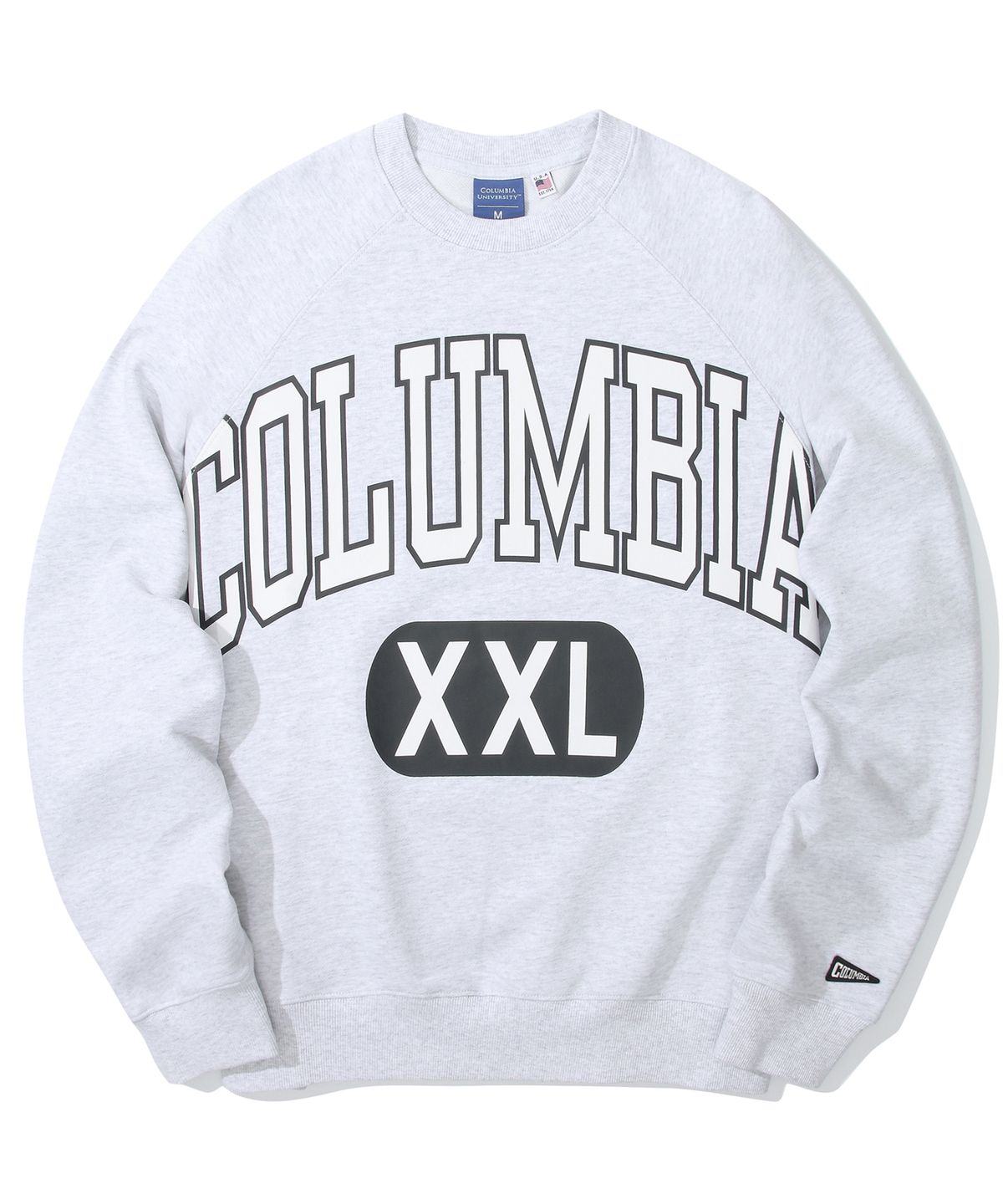 컬럼비아 유니버시티(COLUMBIA UNIVERSITY) CUT XXL LOGO OVER-FIT TERRY SWEATSHIRTS 라이트M그레이