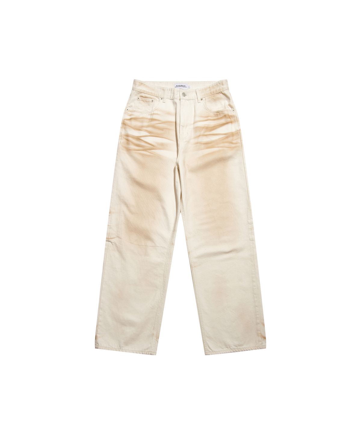 브루클린 뮤지엄(BROOKLYN MUSEUM) WASHED WIDE DENIM PANTS WHITE