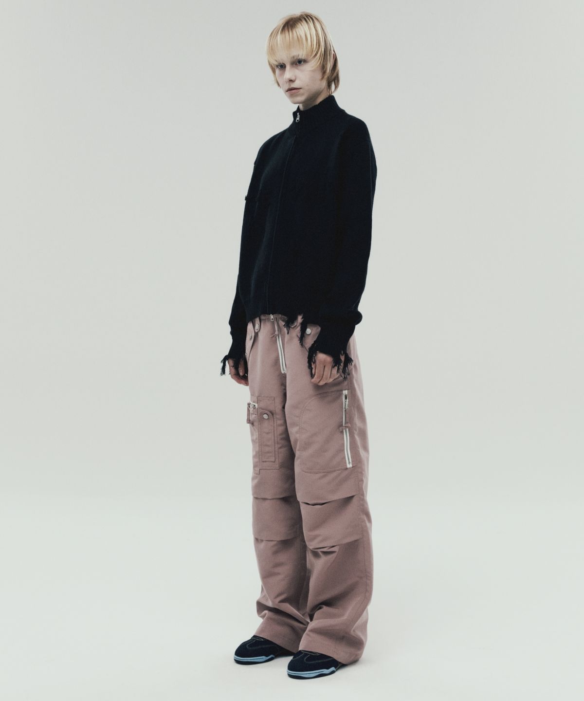 더바이닐하우스(THEVINYLHOUSE) RIPSTOP MILITARY PANTS PINK (VH2DFUPA12A)