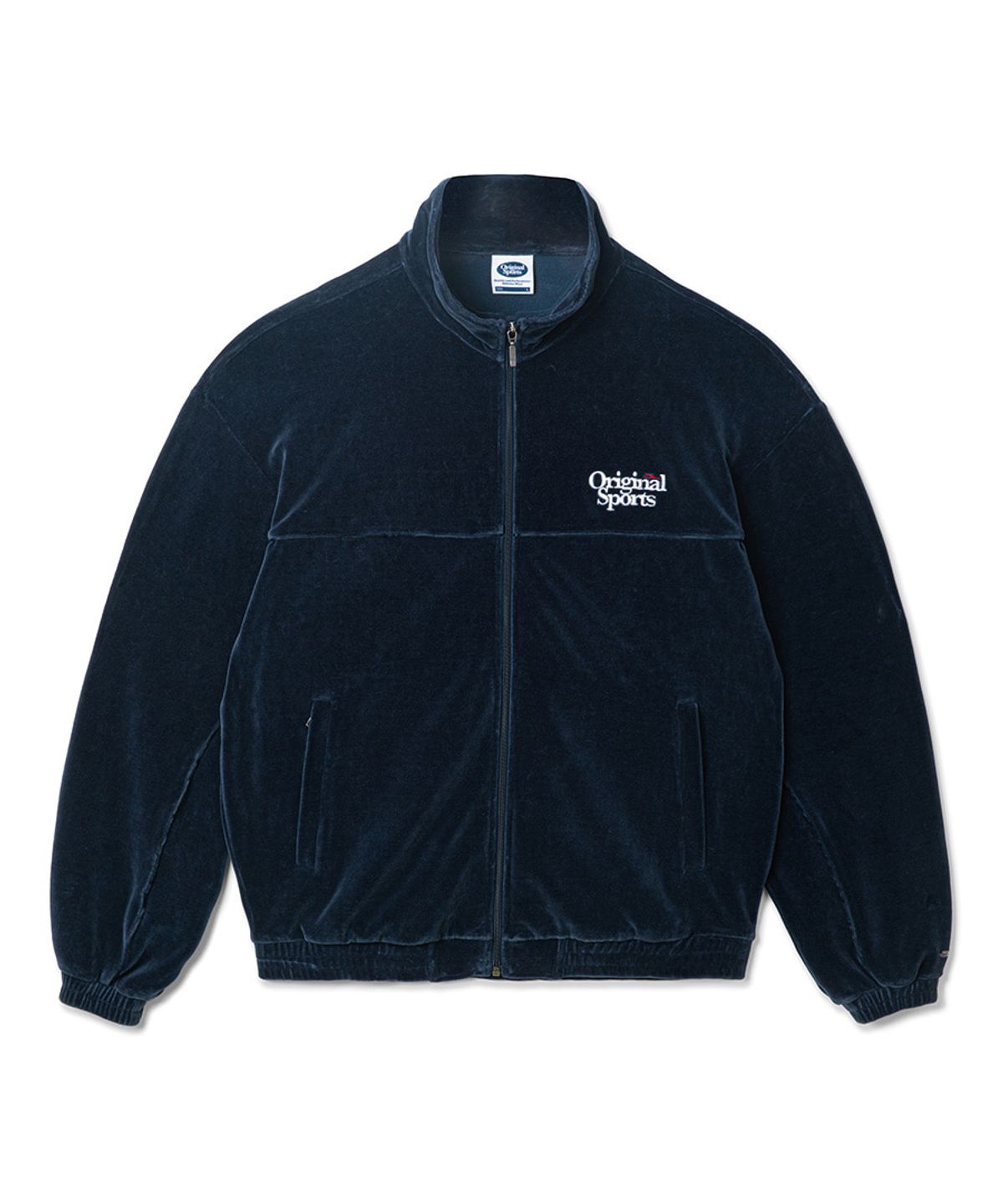 프로-스펙스(PRO-SPECS) VELOUR ZIP-UP JACKET NAVY