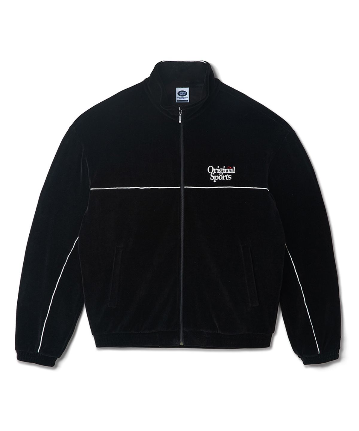 프로-스펙스(PRO-SPECS) VELOUR ZIP-UP JACKET BLAK