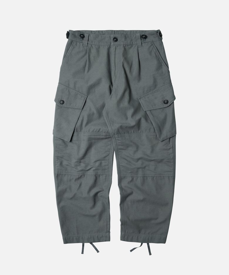 BACKSATIN ROYAL NAVY COMBAT PANTS _ STEEL GRAY