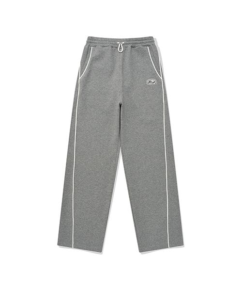 ☆関税込☆KIRSH★UNI LOGO WAPPEN LINE POINT WIDE PANTS★ ☆関税込☆KIRSH☆UNI LOGO WAPPEN LINE POINT WIDE PANTS