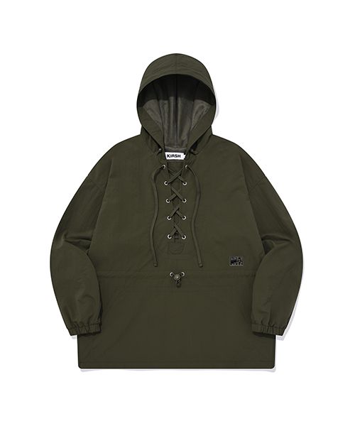 MUSINSA | KIRSH Cherry Bohemian Hooded Anorak [Khaki]