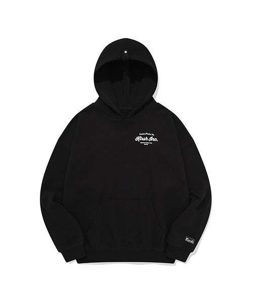 ★送料・関税込★KIRSH★UNI HEAVYWEIGHT SNAP DETAIL HOODIE★ MUSINSA | KIRSH Uni Heavyweight Snap Detail Hood [Black]