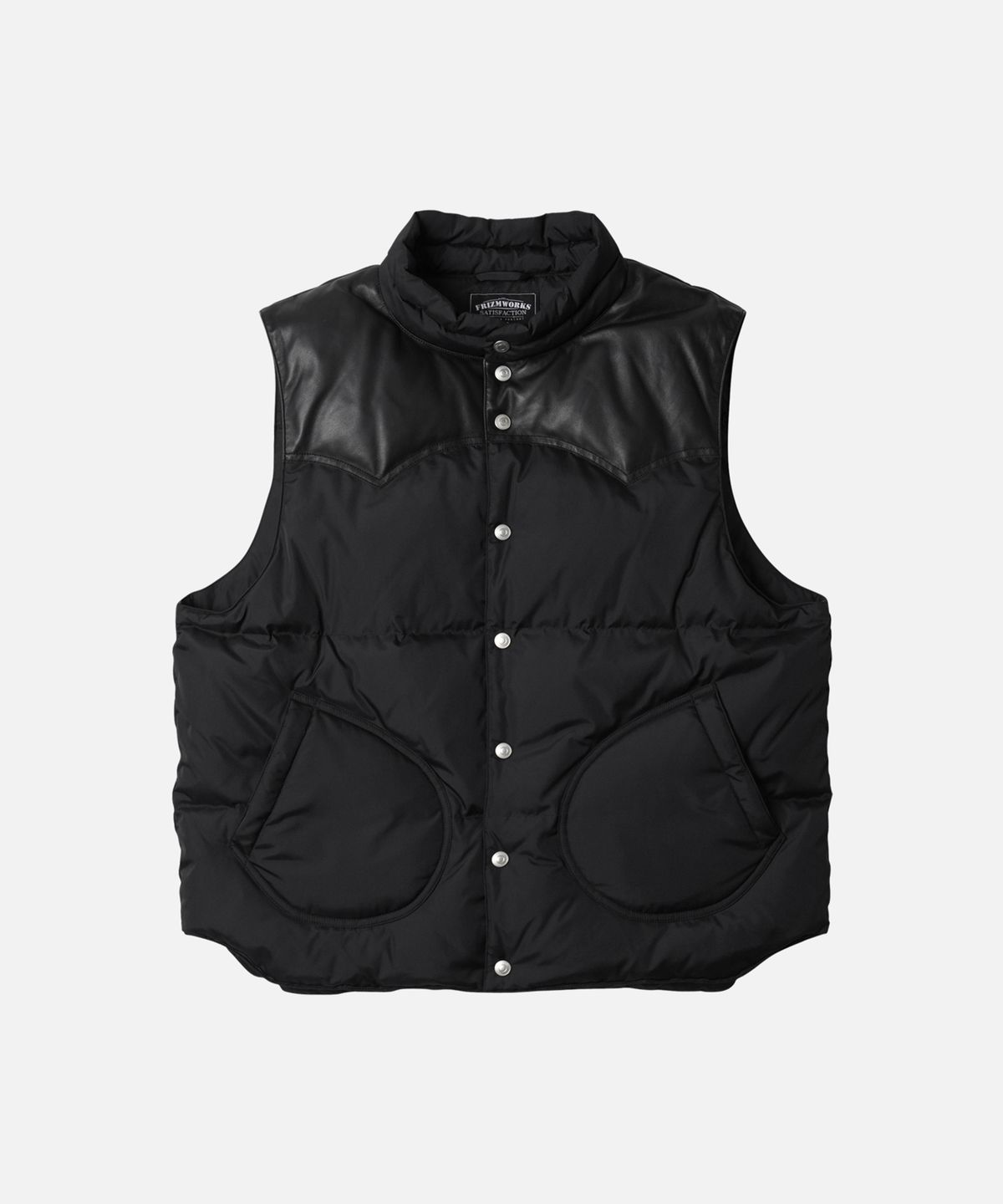 프리즘웍스(FRIZMWORKS) MOUNTAIN DOWN VEST _ BLACK