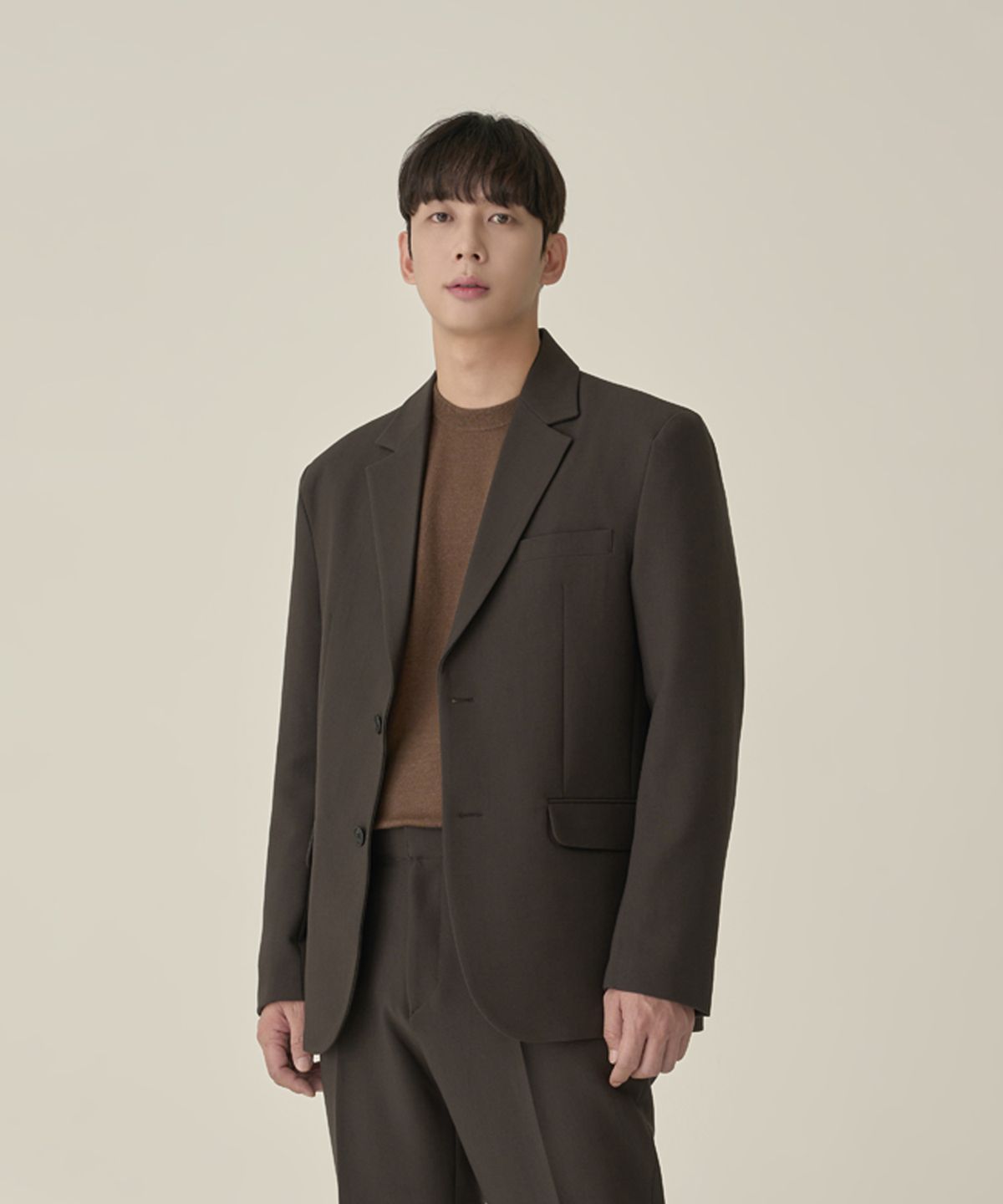 효지(HYOJI) [사계절] 커스터마이징 레귤러 핏 수트 블레이저 (5컬러)