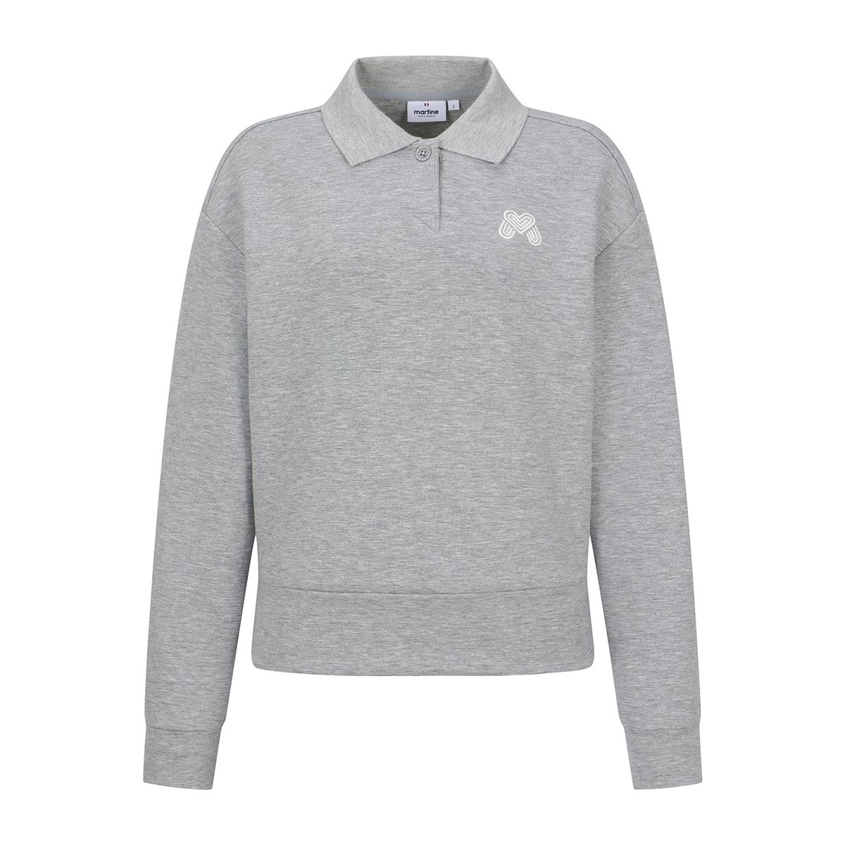 마틴골프(MARTINE GOLF) Collar Sweat Shirts_M/Grey