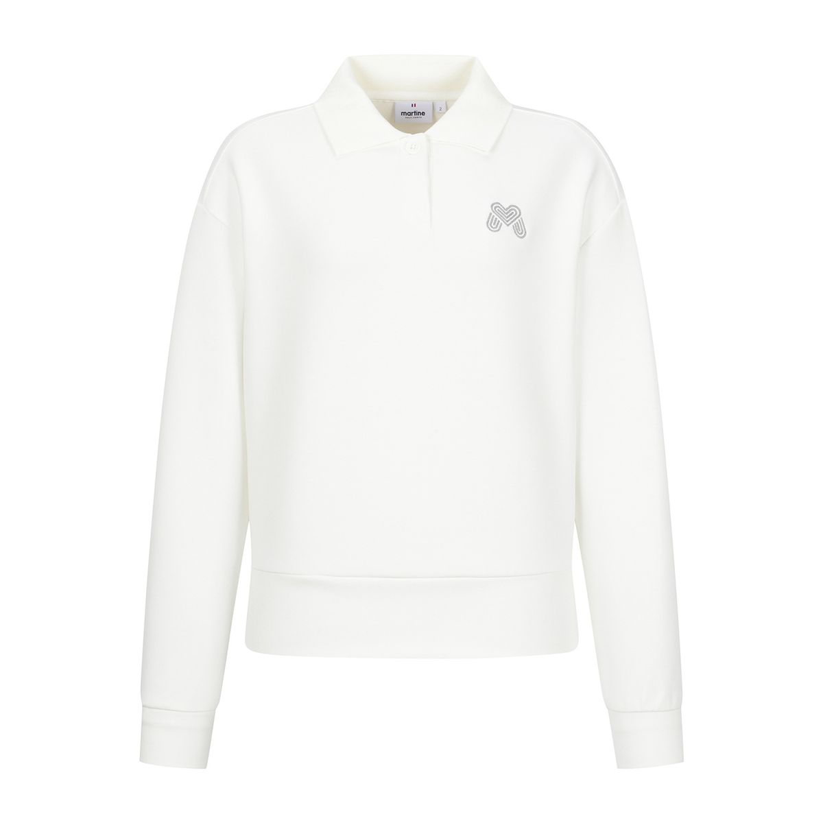 마틴골프(MARTINE GOLF) Collar Sweat Shirts_O/White