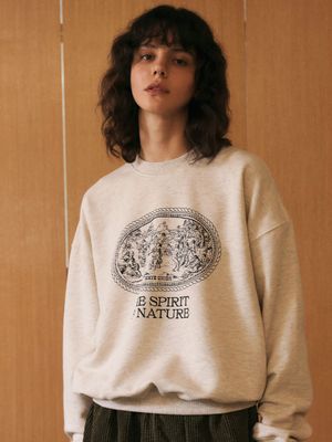 Nymphs Sweatshirt heather oatmeal