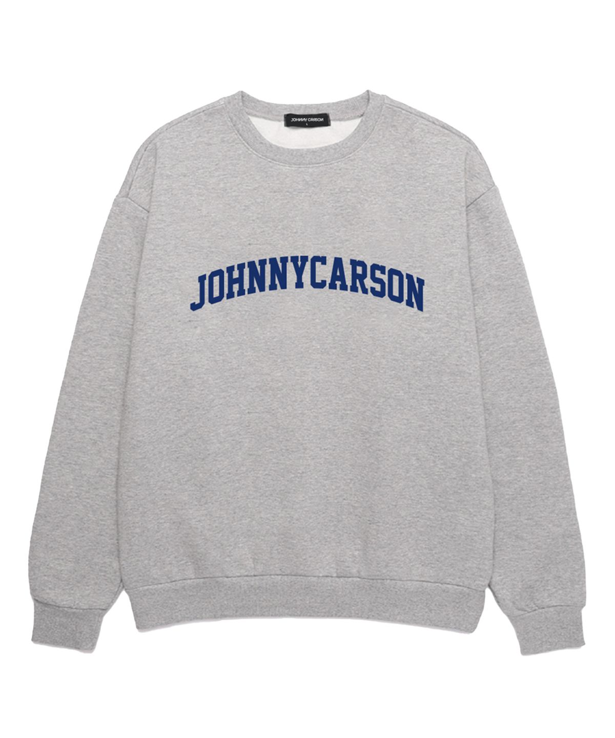 자니카슨(JOHNNY CARSON) ARCH LOGO OVERPIT SWEATSHIRT (JCLTS003) 멜란지그레이