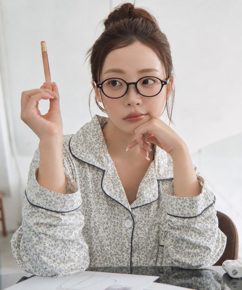 리프 피치플러프 긴팔 잠옷 세트