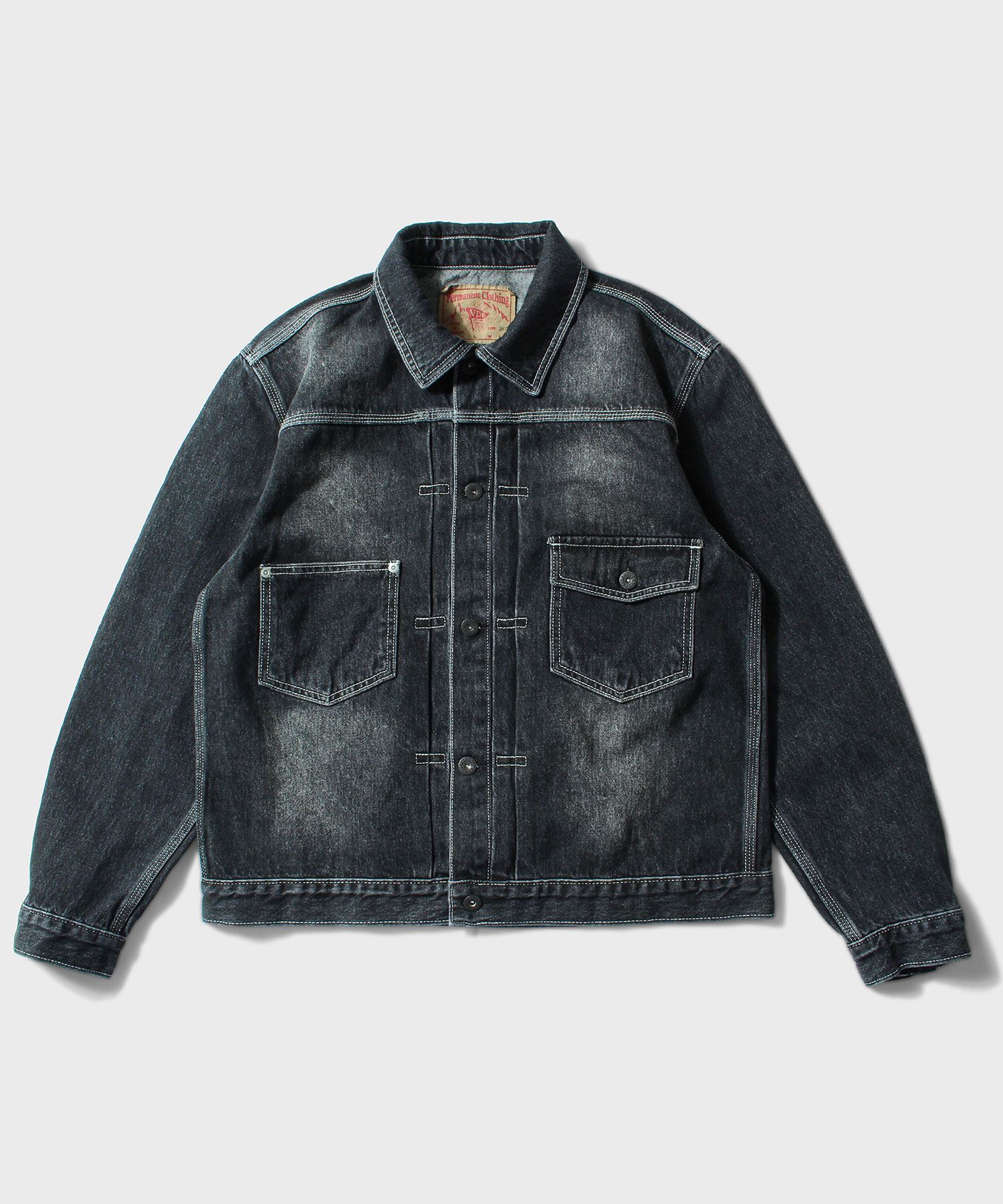 MUSINSA VDR 302 Denim Jacket [Faded Black]