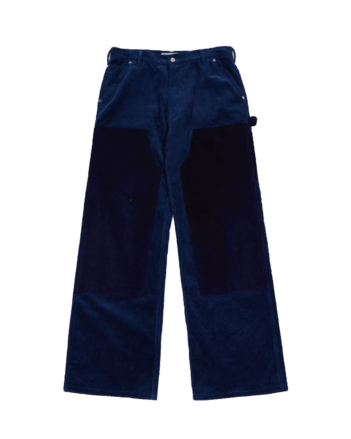 더뮤지엄비지터(THEMUSEUMVISITOR) CORDUROY SUEDE CARPENTER PANTS (NAVY)