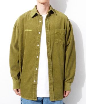 TL Corduroy Oversize Shirt (Olive)