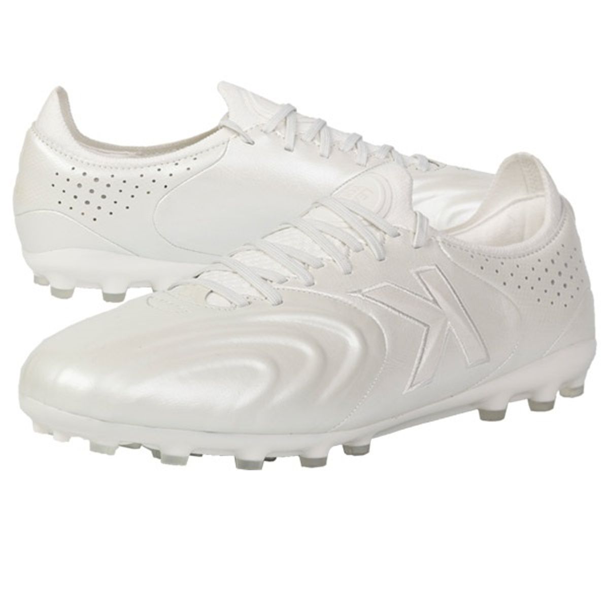 켈미(KELME) 8322ZX1120 트로페오 캥거루 가죽 축구화 MG 화이트