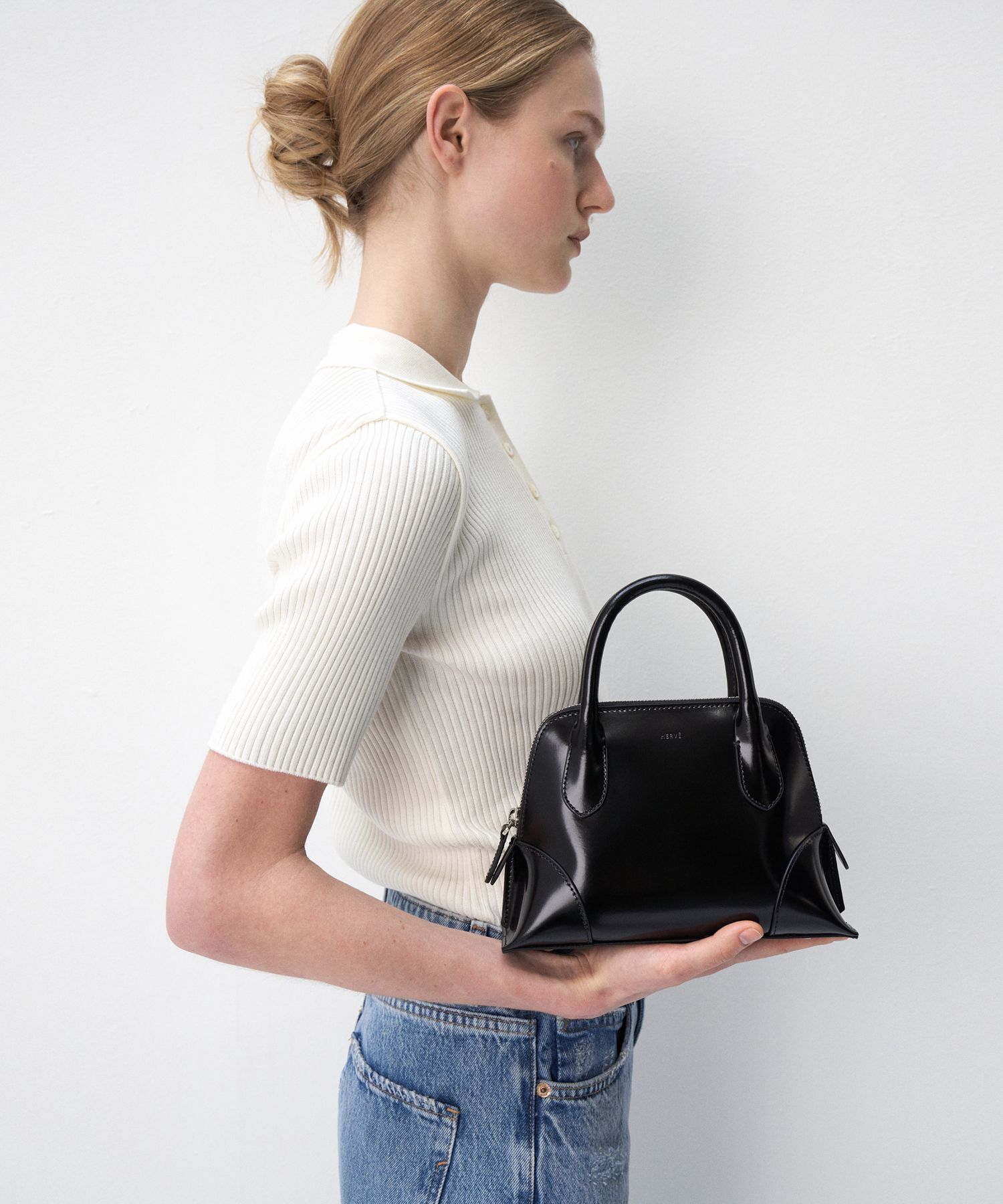 MUSINSA | HERVE Pika Tote Bag-Black