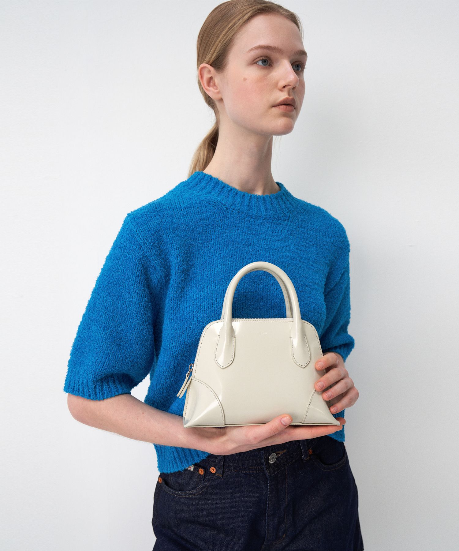 ★HERVE★ [Exclusive] PIKA TOTE BAG MICRO_4COLORS MUSINSA | HERVE Pika Tote Bag Micro-Red