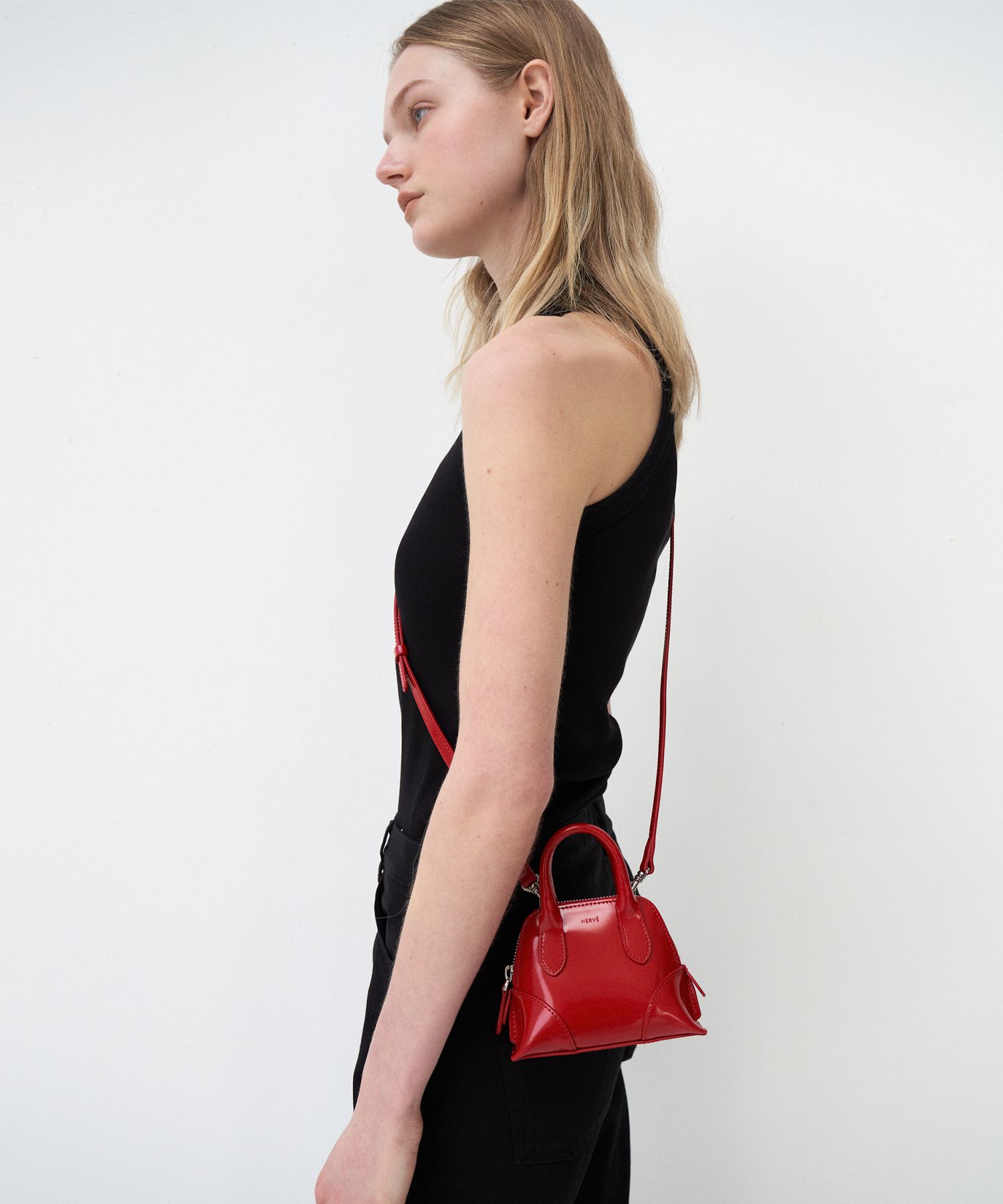 ★HERVE★ [Exclusive] PIKA TOTE BAG MICRO_4COLORS MUSINSA | HERVE Pika Tote Bag Micro-Red