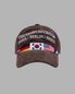 FLAG STITCHED CORDUROY BALLCAP (BROWN)