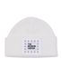 CUBIC LOGO STITCHED BEANIE (WHITE)