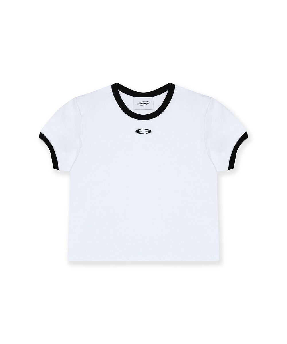 ★GRAILZ★ USA RINGER TSHIRTS WHITE MUSINSA | GRAILZ SMALL LOGO RINGER T-SHIRTS [WHITE/BLACK]