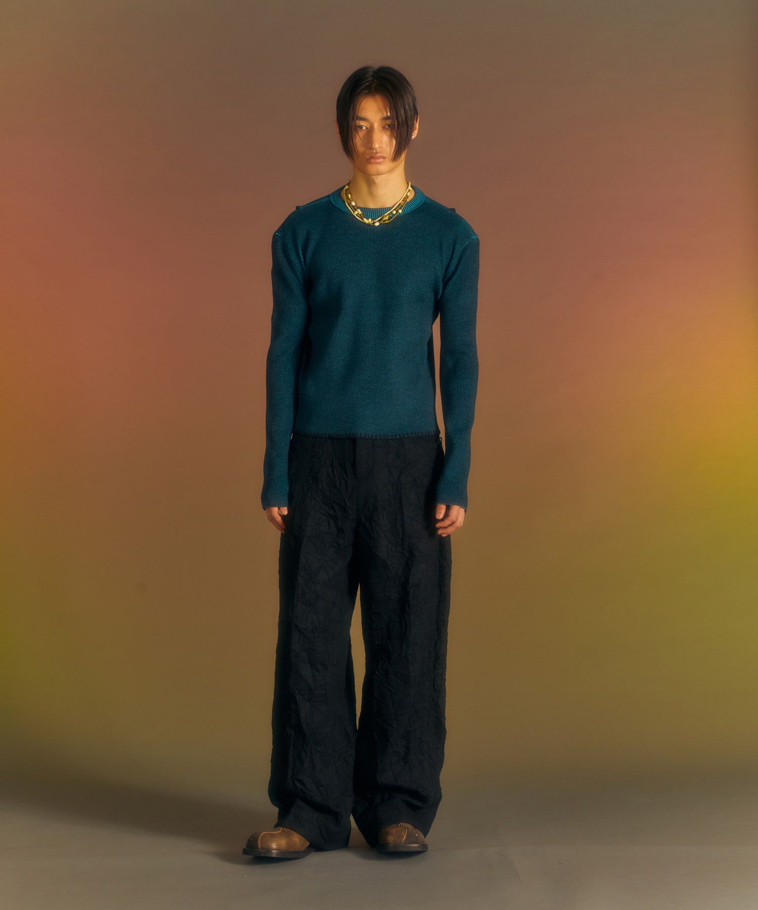 Andersson Bell ワイドレッグデニムパンツ Andersson Bell - ウェーブ