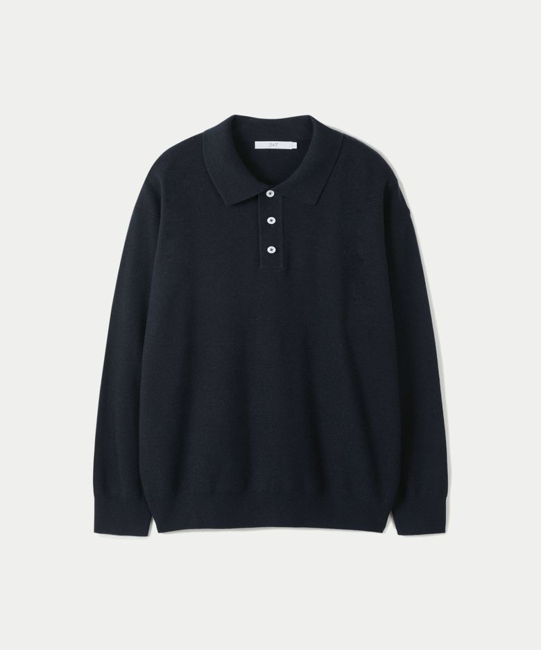 폴로 칼라 스웨터 DARK NAVY