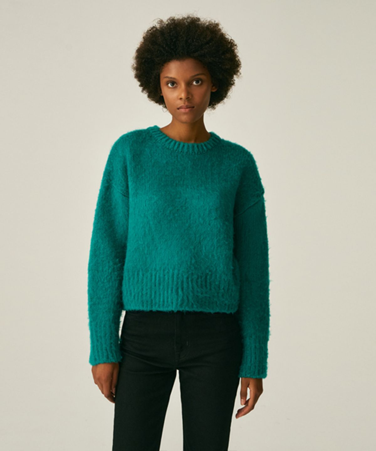 레이디 볼륨(LADY VOLUME) SOFT BRUSH KNIT_GREEN