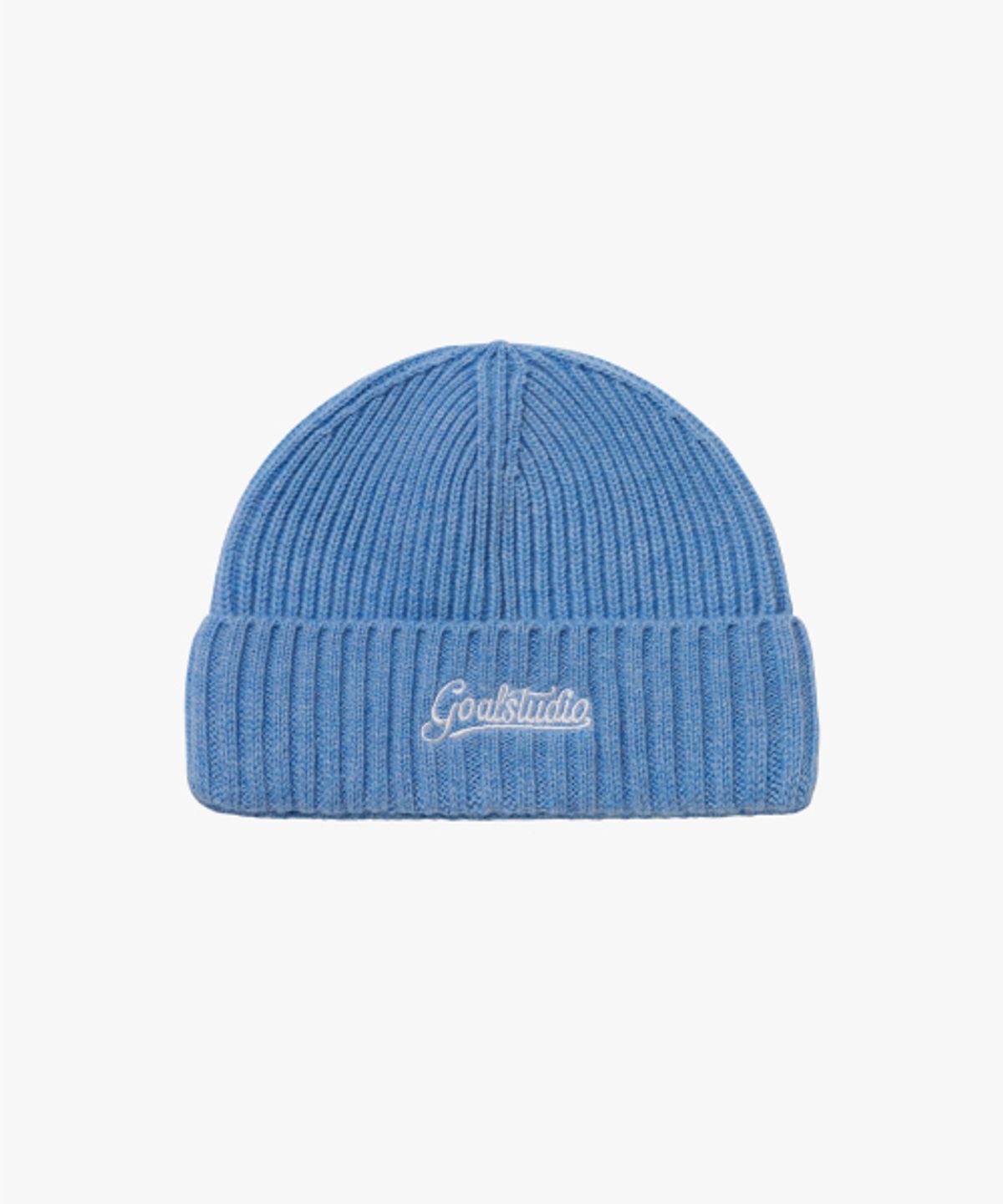 골스튜디오(GOALSTUDIO) SCRIPT LOGO WOOL BEANIE-SKY BLUE