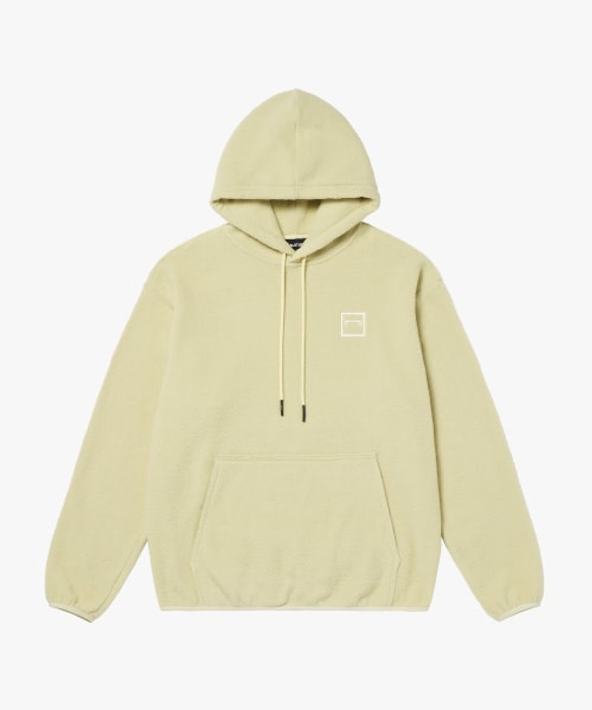 골스튜디오(GOALSTUDIO) ESSENTIAL MICRO FLEECE HOODIE-GREYSH YELLOW