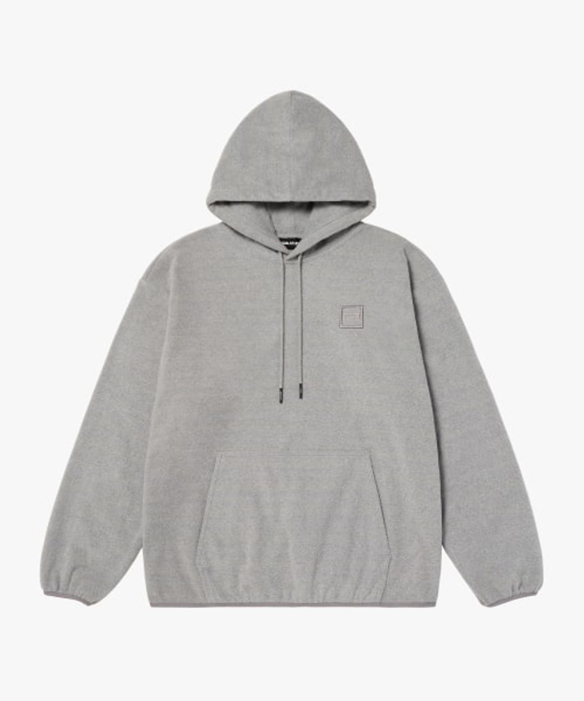 골스튜디오(GOALSTUDIO) ESSENTIAL MICRO FLEECE HOODIE-MELANGE GREY