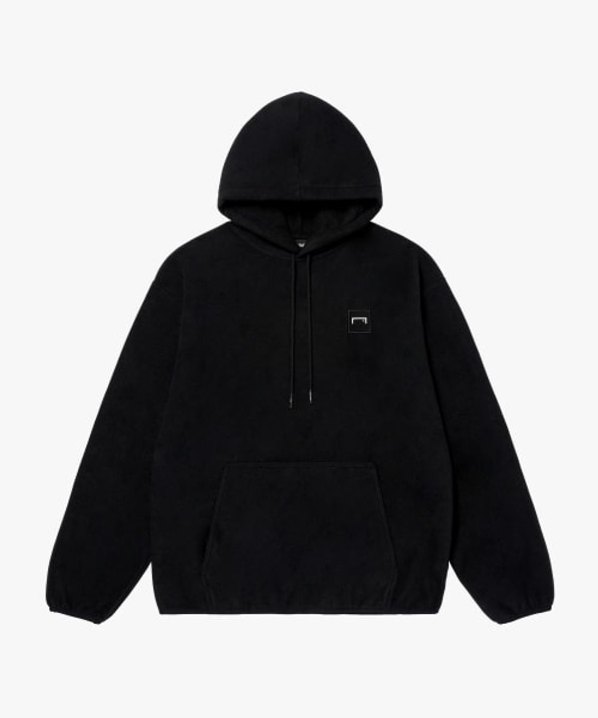 골스튜디오(GOALSTUDIO) ESSENTIAL MICRO FLEECE HOODIE-BLACK